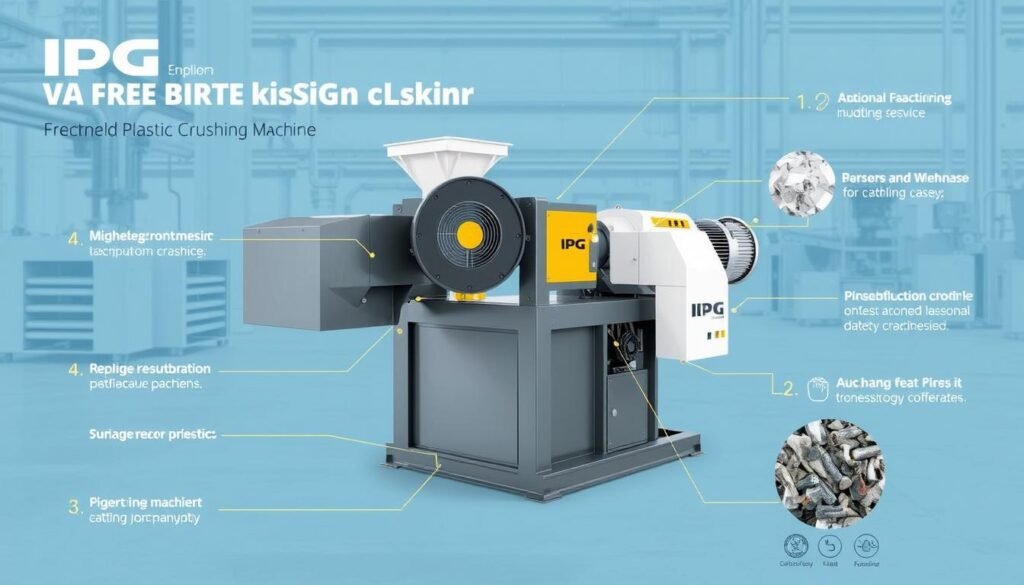 Welche Maschine zerkleinert Plastik?