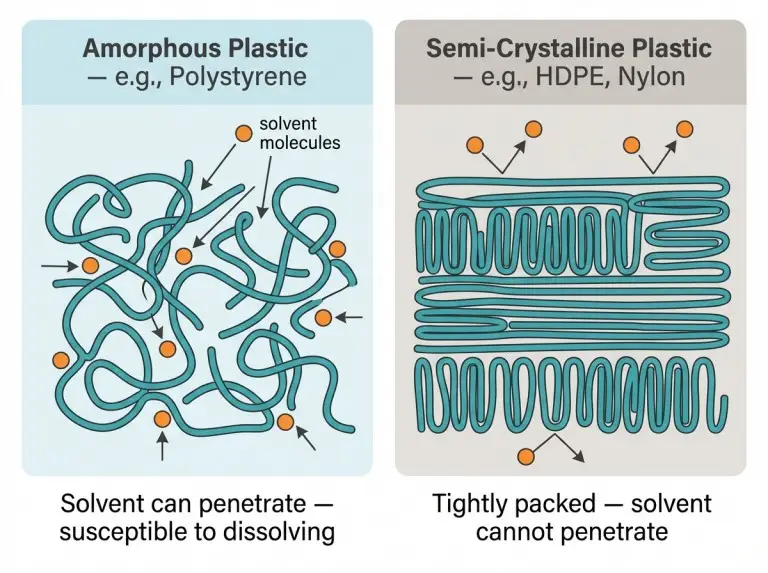 Amorphous vs. Semi-Crystalline
